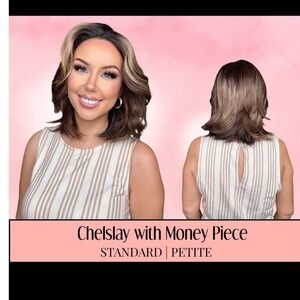 Chelsey Smith Crowns Chelslay with Money Piece Lace Front Wig Brunette Blonde